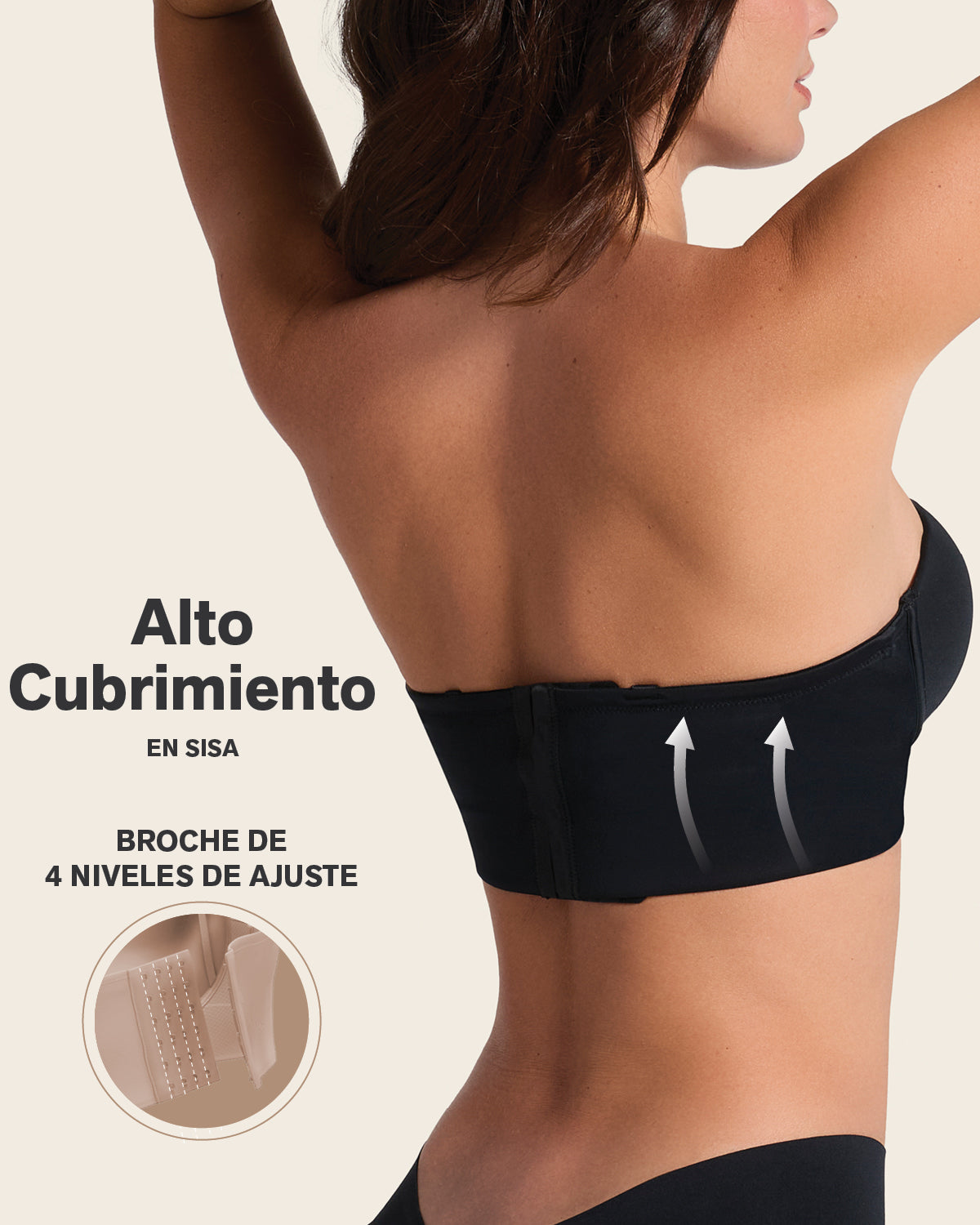 Sujetador Sin Tirantes Silueta Invisible