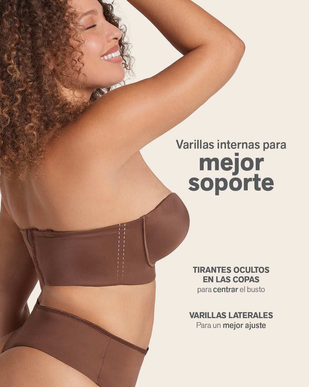 Sujetador Sin Tirantes Silueta Invisible