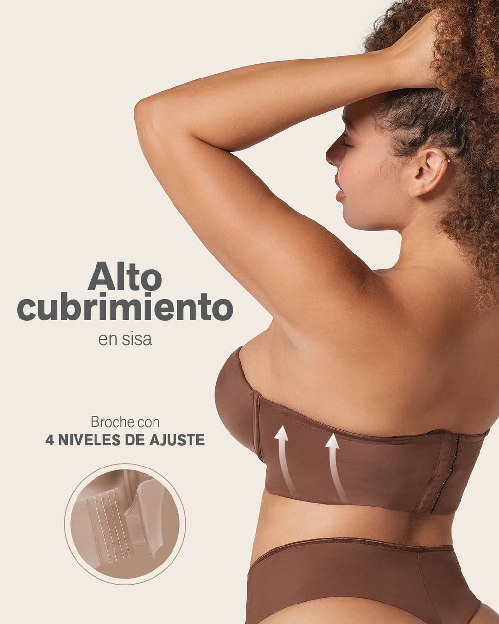 Sujetador Sin Tirantes Silueta Invisible