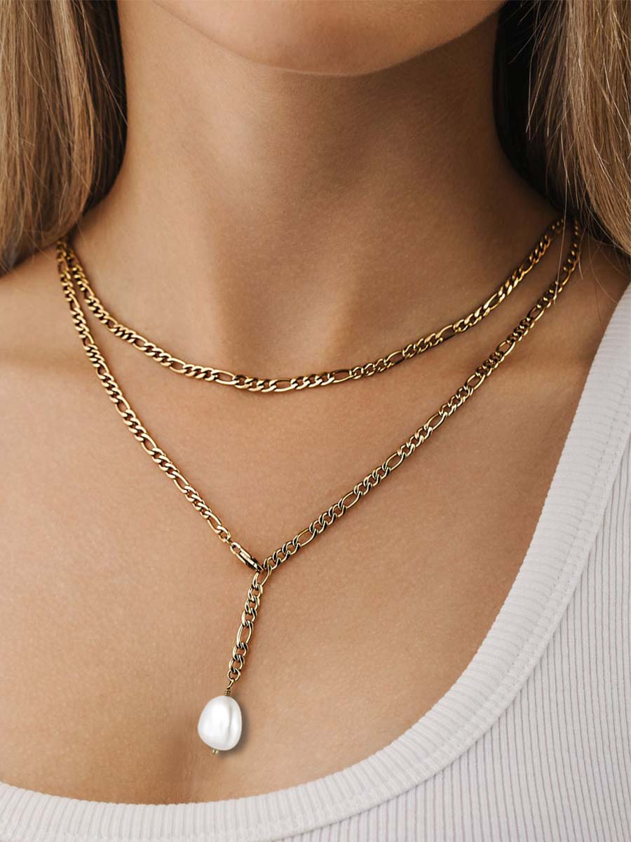 Collar Equilibrium — Cadena con Perla