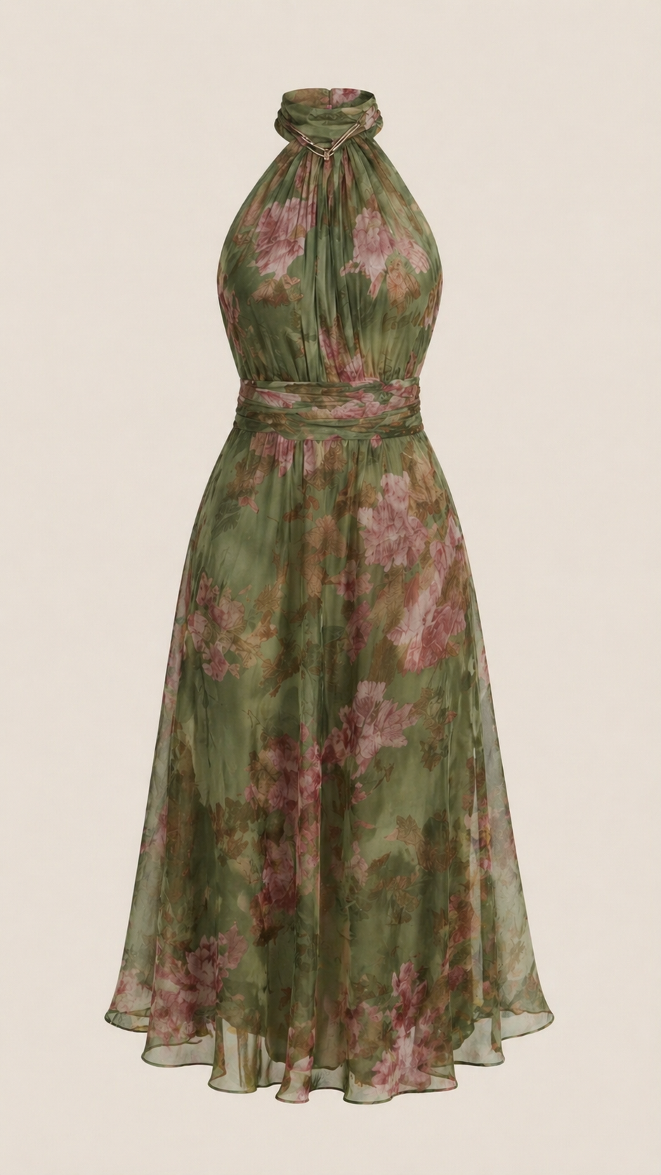 Vestido Capri — Estampado Floral Elegante