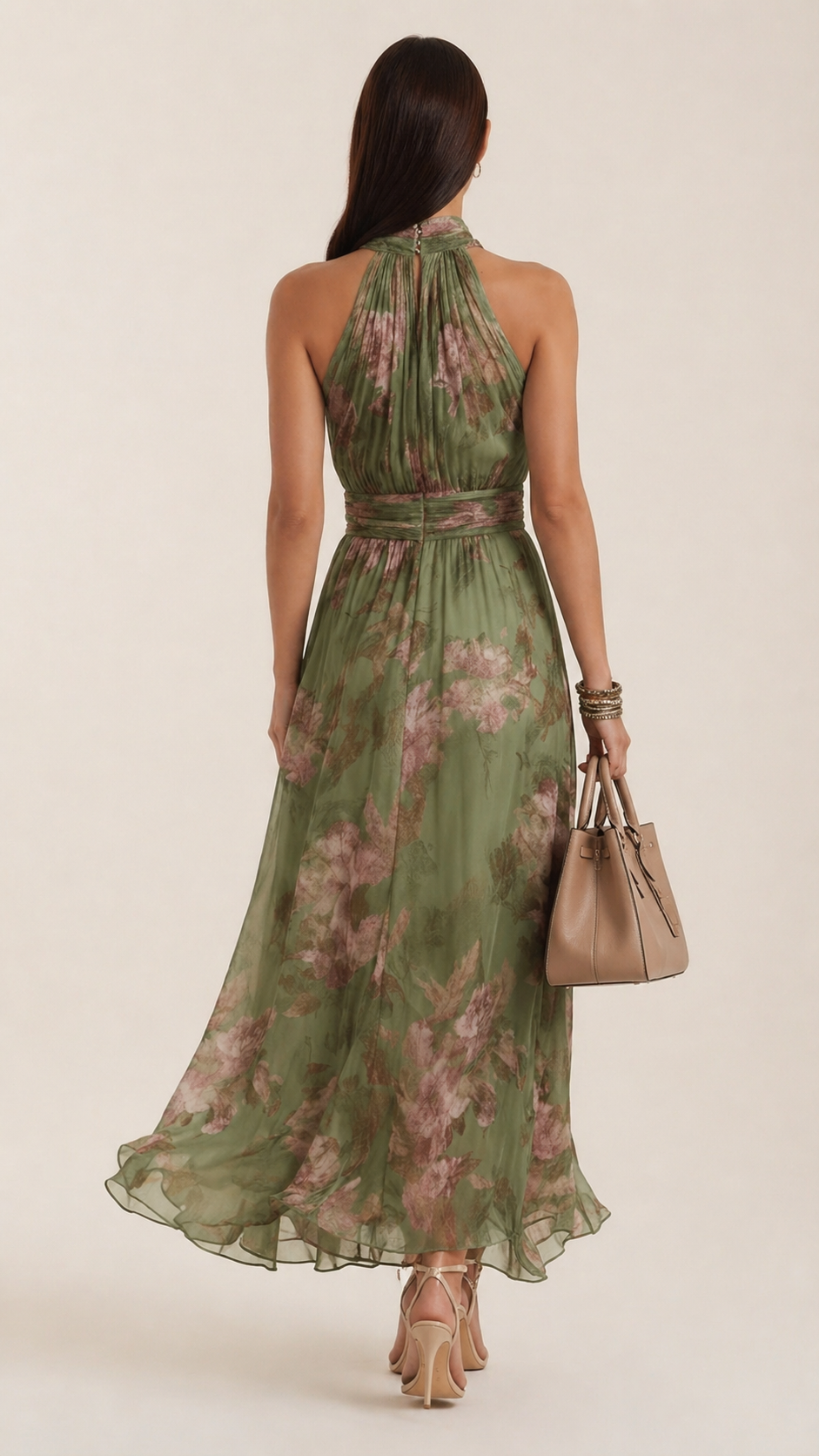 Vestido Capri — Estampado Floral Elegante