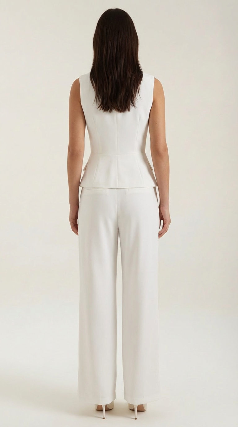 Annie | Women's V-neck Two-Piece Elegant Suit