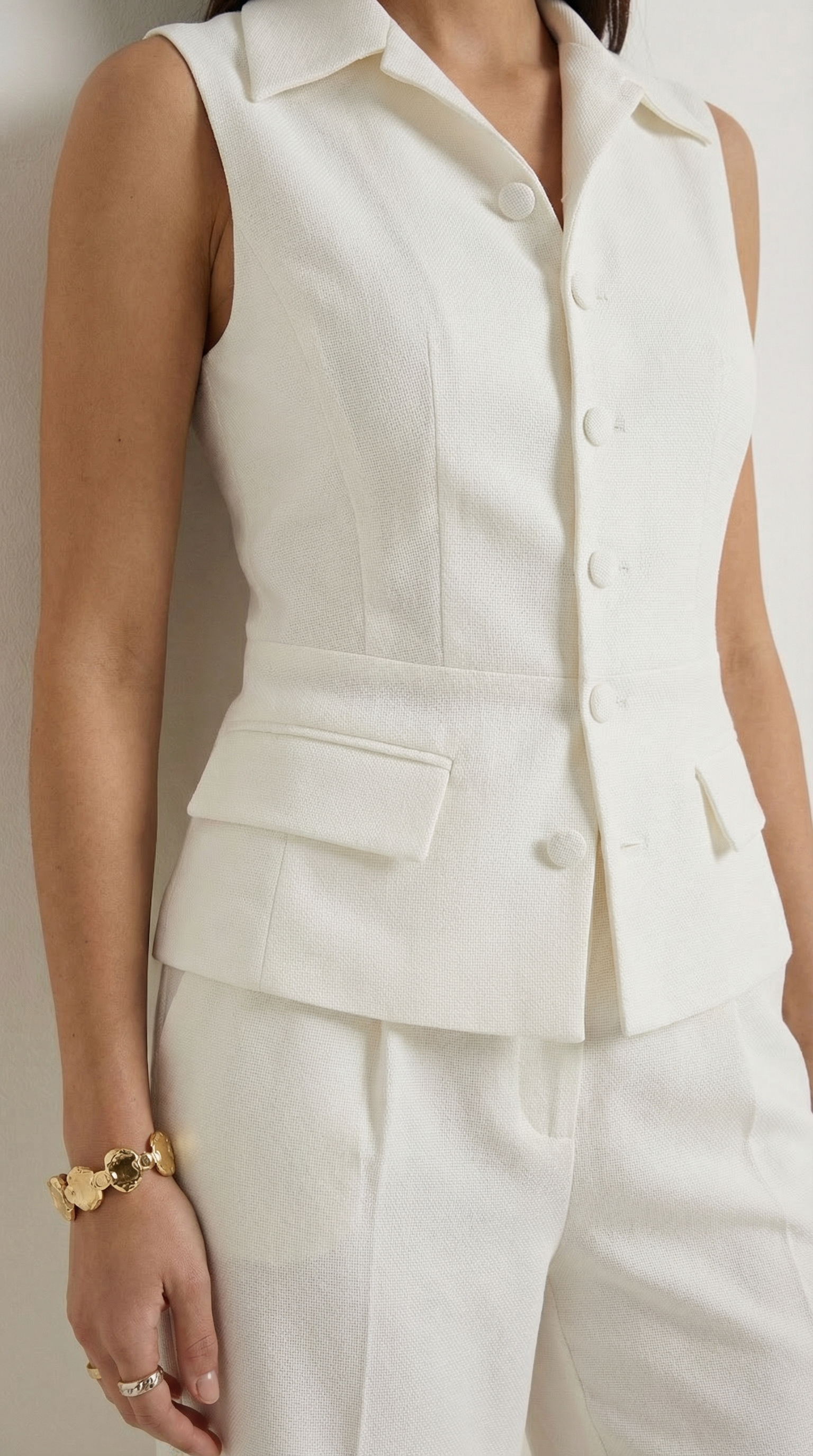 Annie | Women's V-neck Two-Piece Elegant Suit