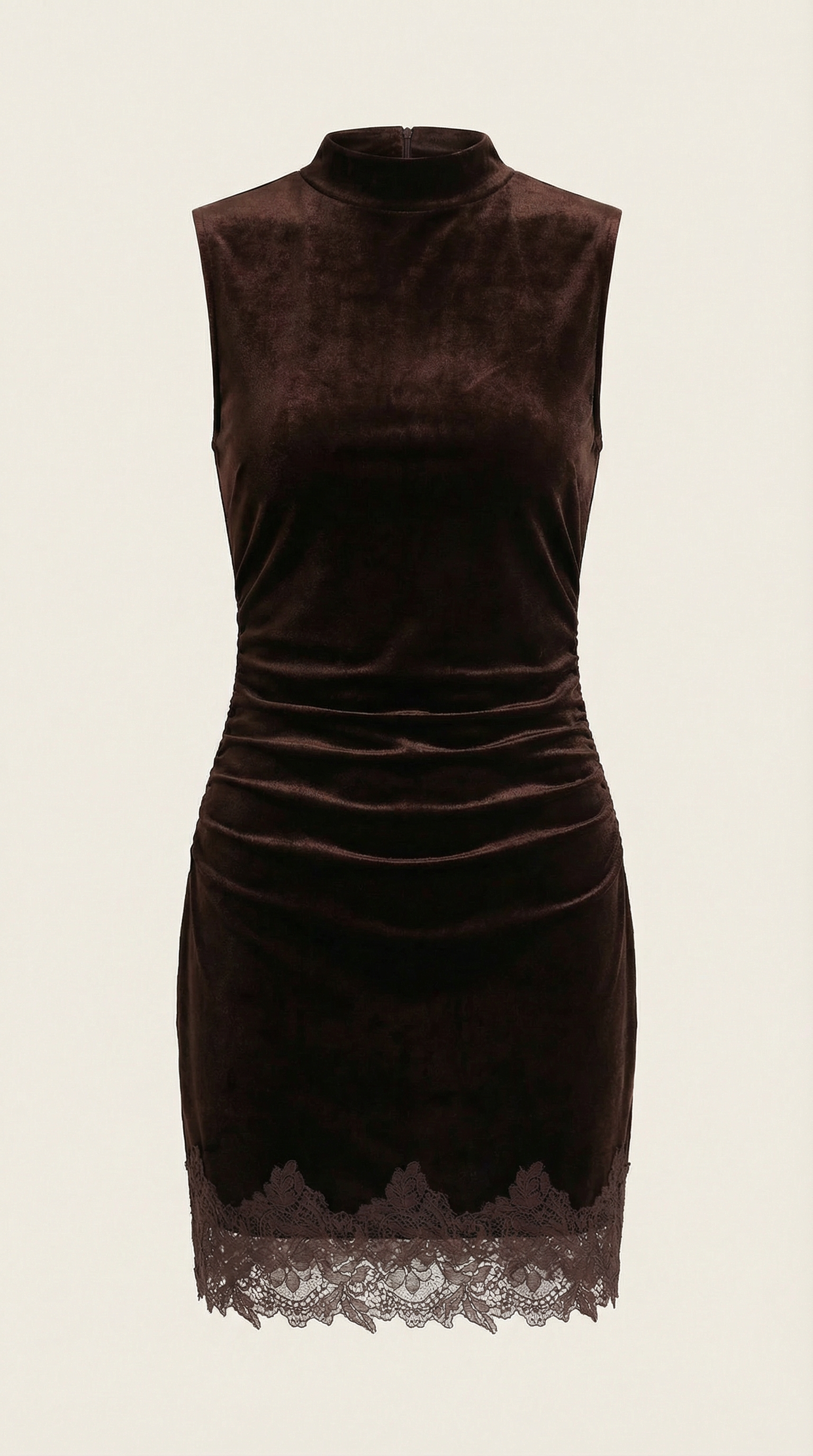Vestido Corto Ramona — Terciopelo