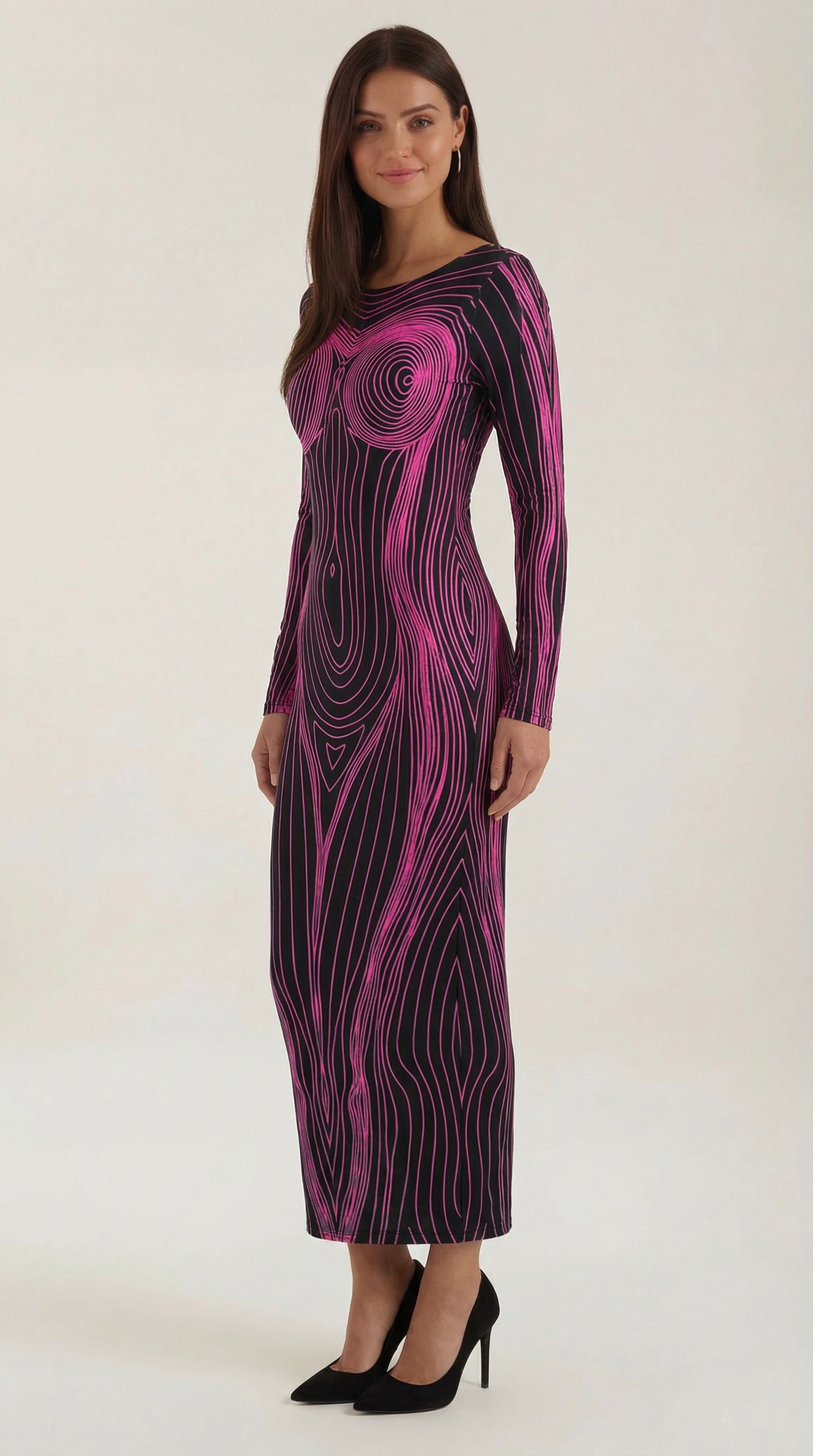 Fitted Maxi Dress