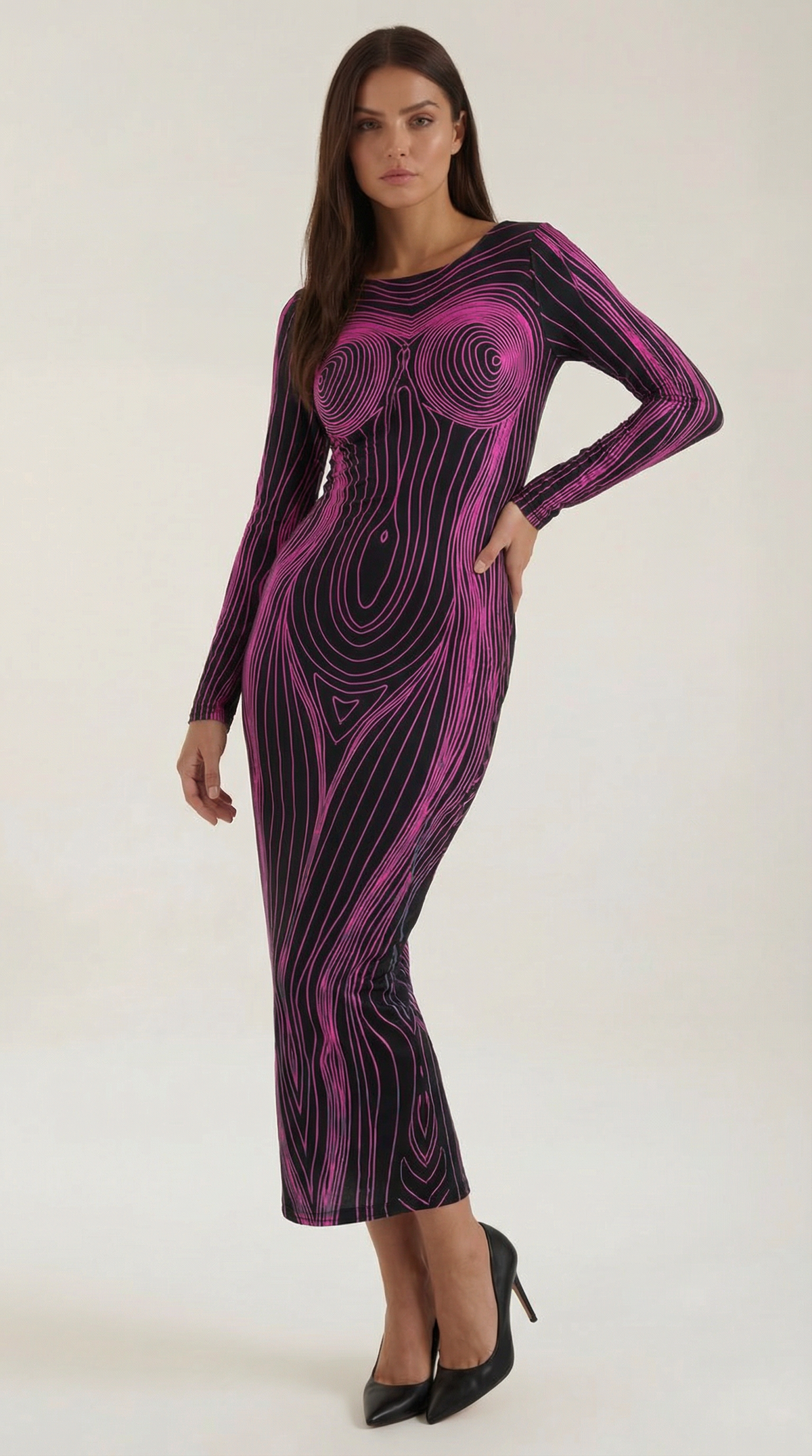 Vestido Largo Entallado