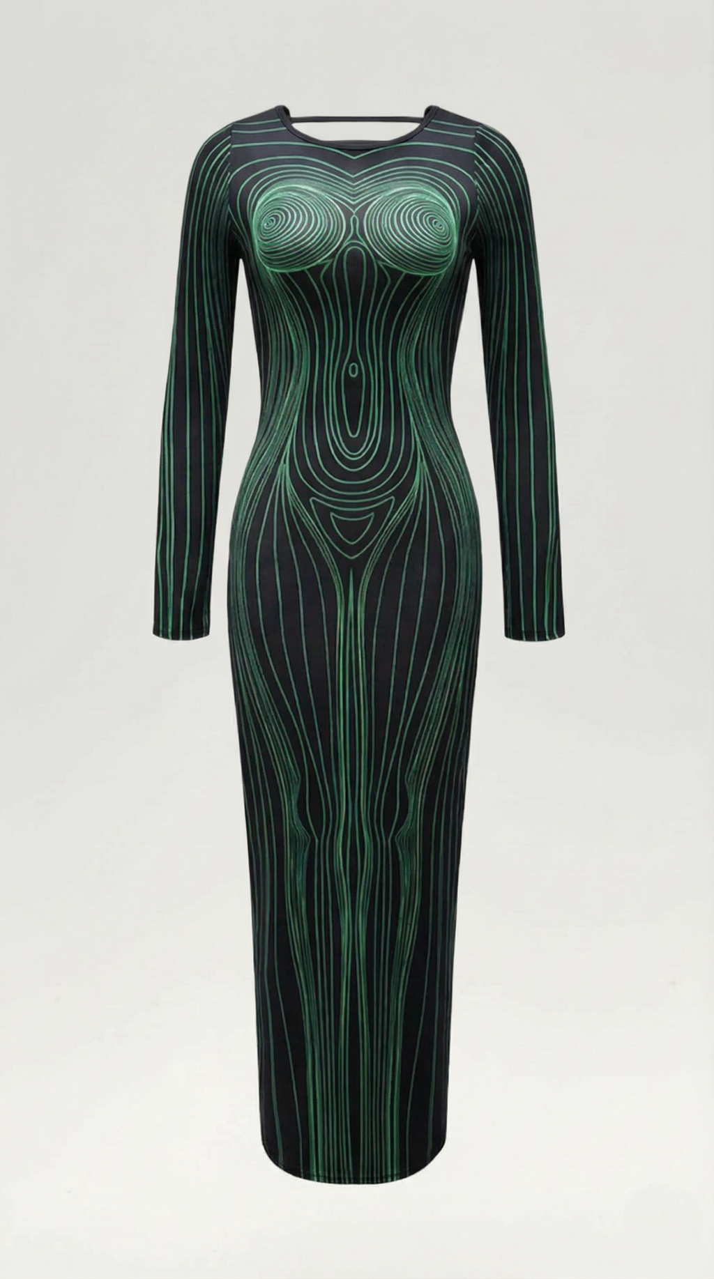 Fitted Maxi Dress