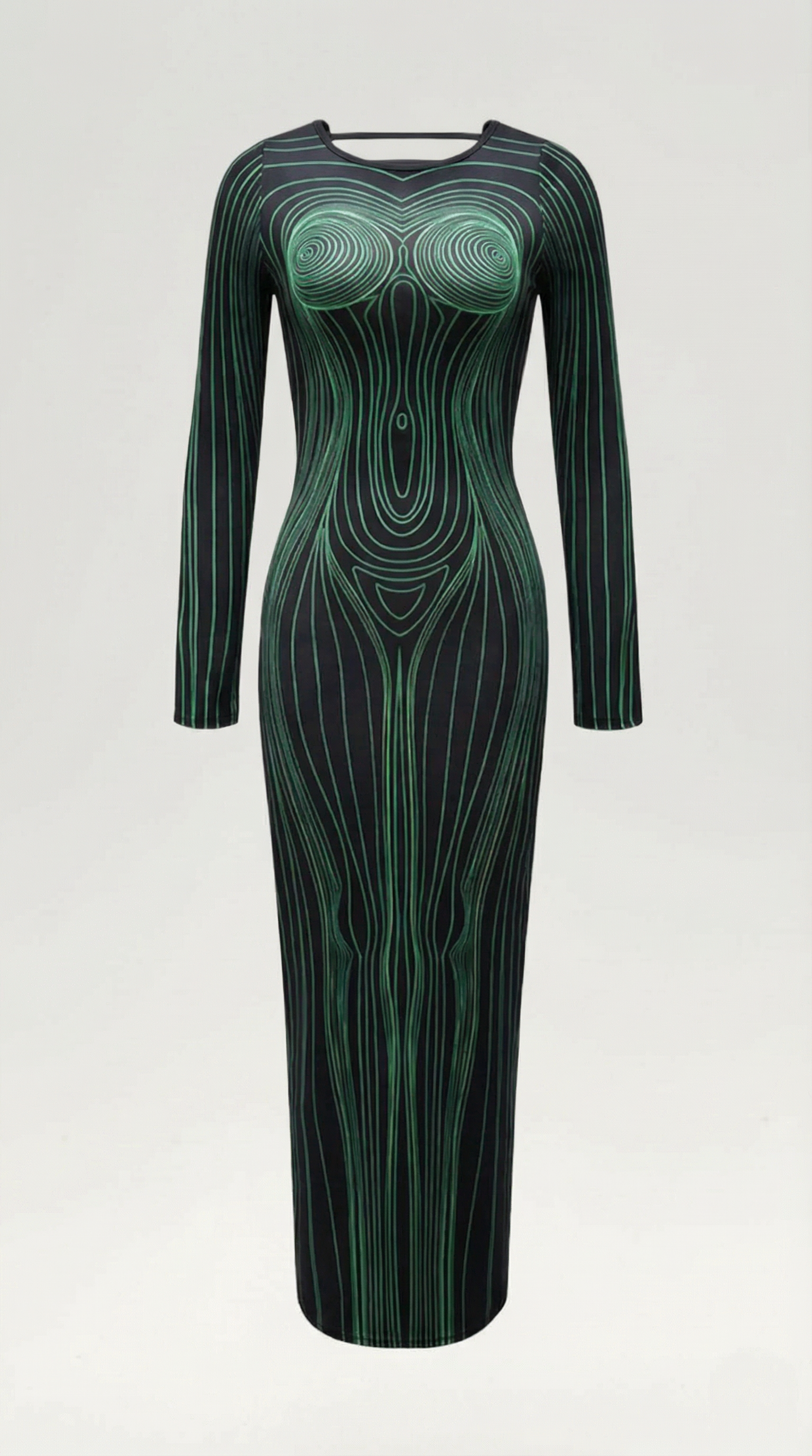 Fitted Maxi Dress